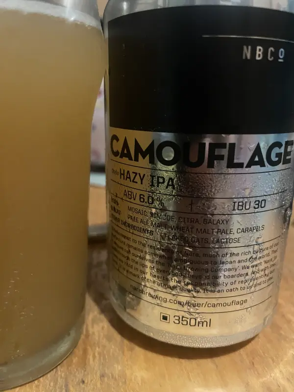 Nara Brewing Company Camouflage Hazy IPA