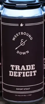 Westbound & Down Brewing Company Trade Deficit
