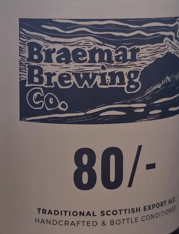 Braemar Brewing Co 80/-