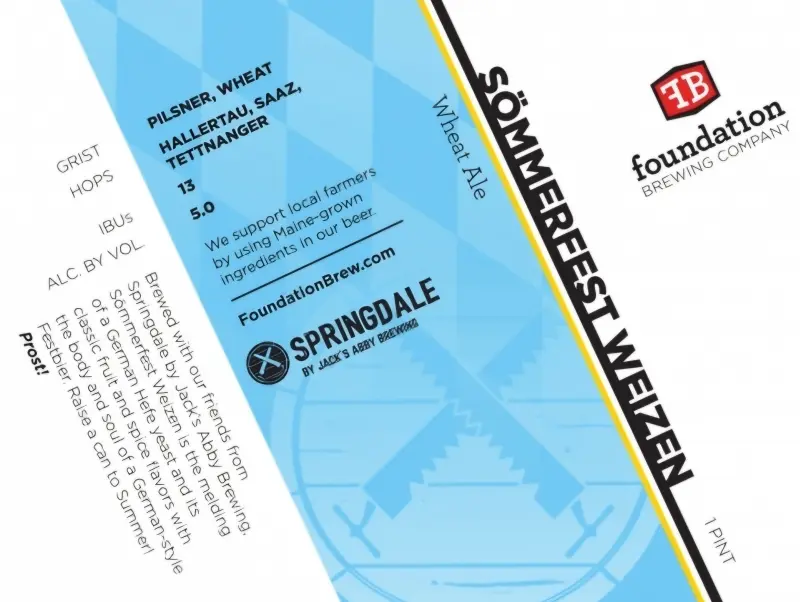 Foundation Brewing Company Sömmerfest Weizen