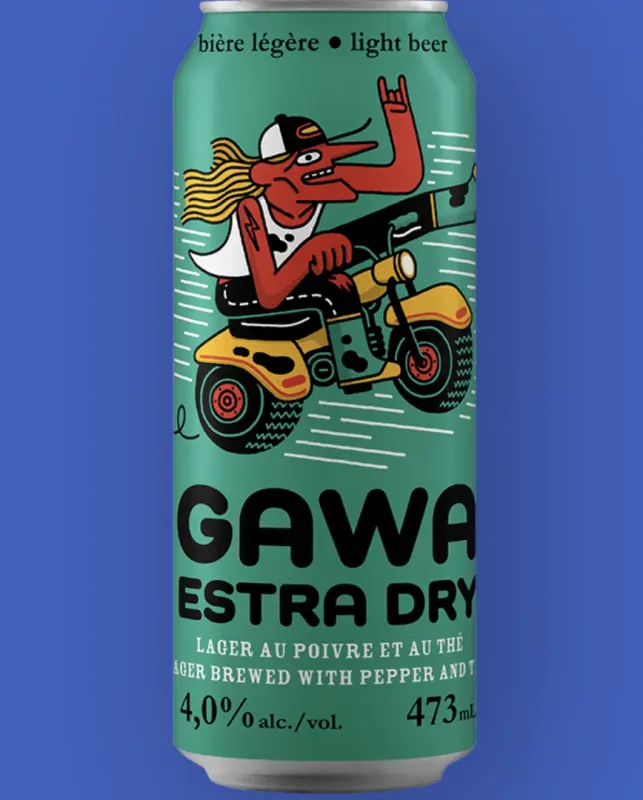 Microbrasserie du Lac Saint-Jean Gawa Estra Dry