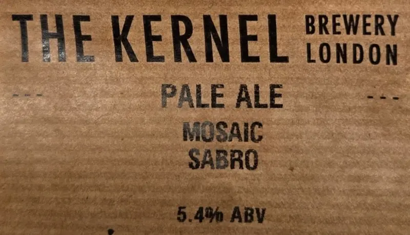The Kernel Brewery Pale Ale - Mosaic Sabro
