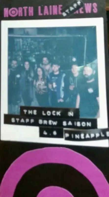 North Laine Brews The Lock In Staff Brew Saison - Pineapple