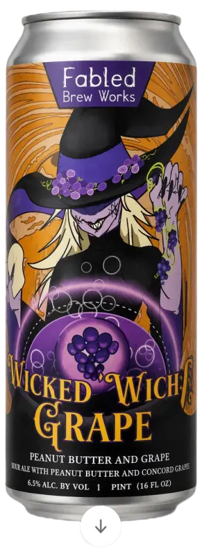 Fabled Brew Works Wicked 'Wich: Grape