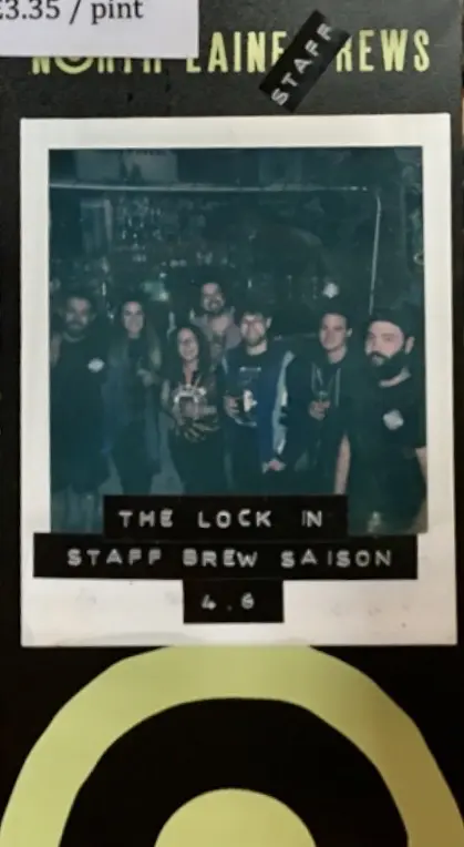 North Laine Brews The Lock In Staff Brew Saison