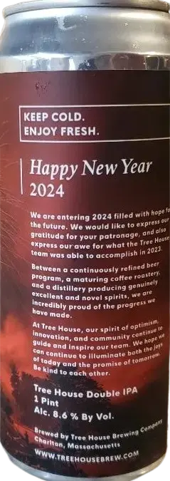 Tree House Brewing Company Happy New Year 2024