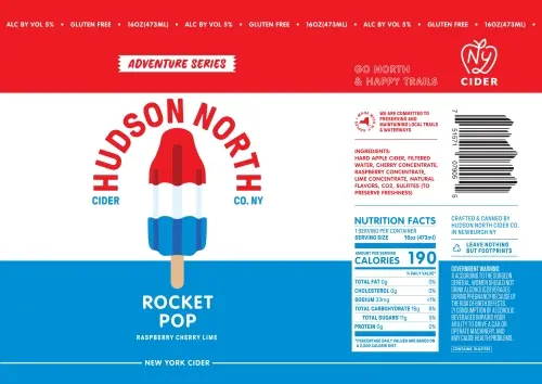 Hudson North Cider Co Rocket Pop