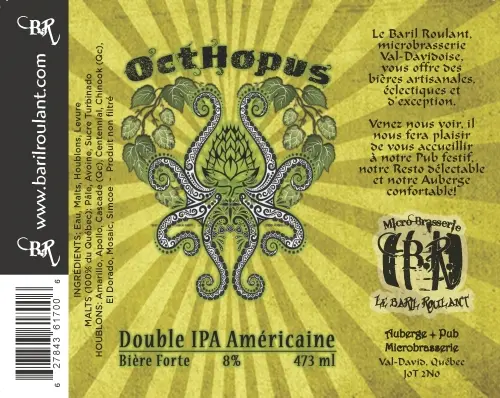 Microbrasserie Le Baril Roulant OctHopus