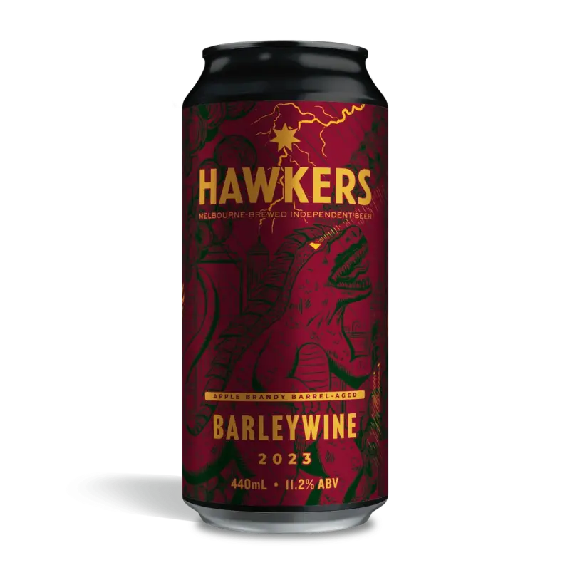 Hawkers Beer Barleywine (2023) - Apple Brandy Barrel Aged