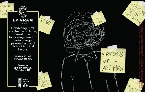Epigram Brew Company Errors of a Wise Man