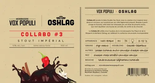 Oshlag Brasserie & Distillerie Collabo # 3 Vox Populi