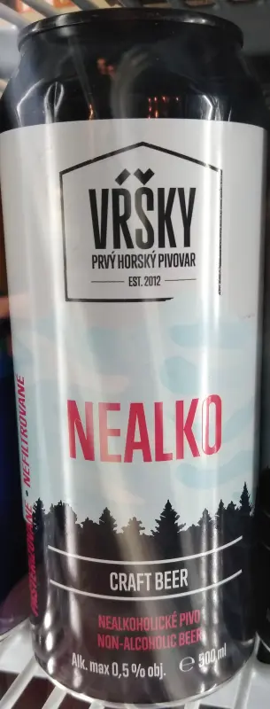Pivovar Vŕšky Nealko