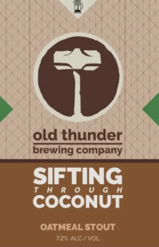 Old Thunder Brewing Sifting Through Coconut