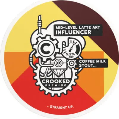 Crooked Brewing Limited Mid Level Latte Art Influencer