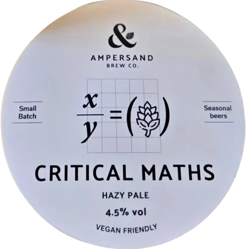Ampersand Brew Co Critical Maths