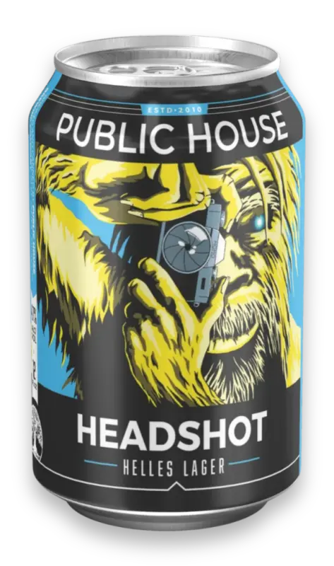 Public House Brewing Company Headshot Helles