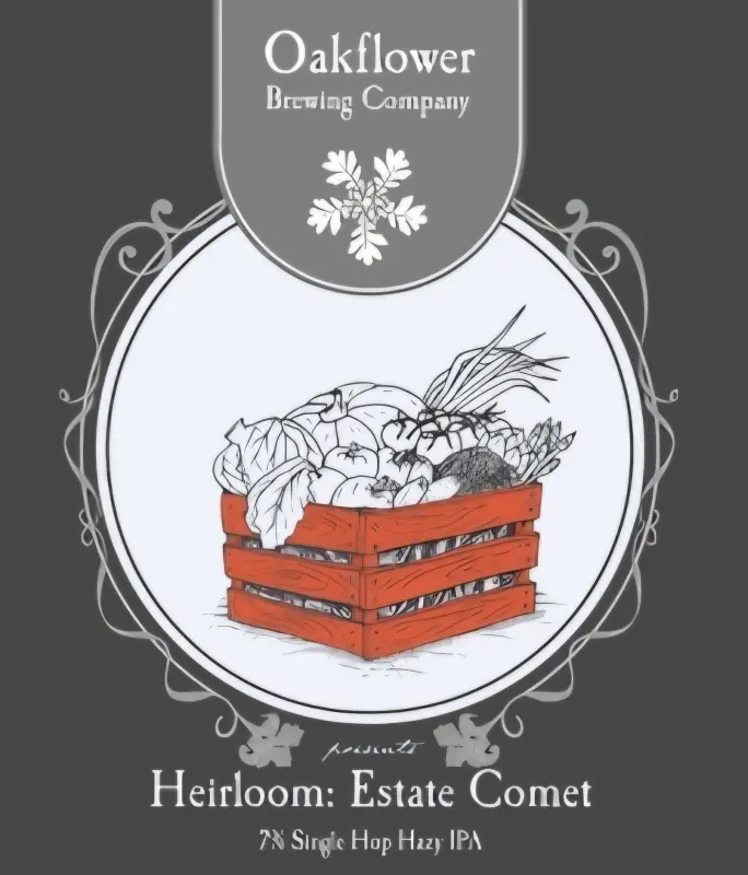 Oakflower Brewing Company Heirloom: Estate Comet