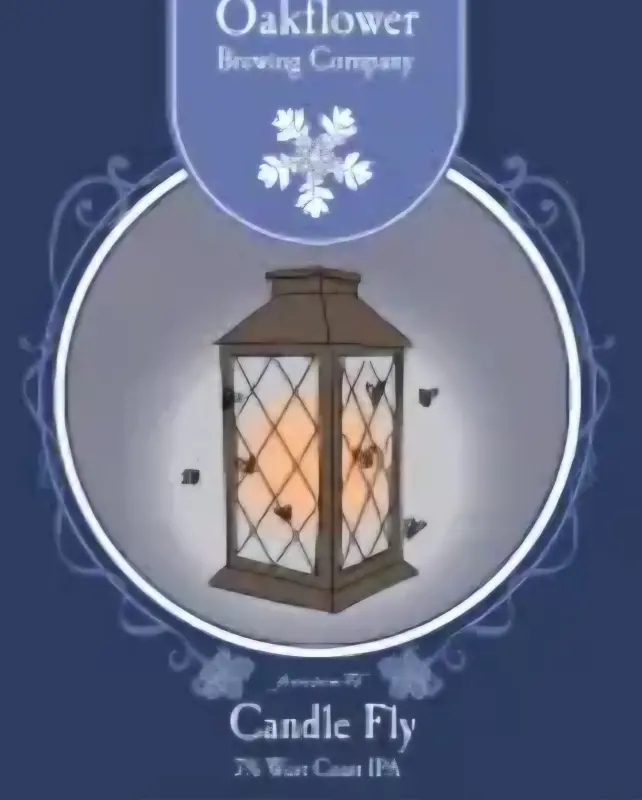 Oakflower Brewing Company Candle Fly