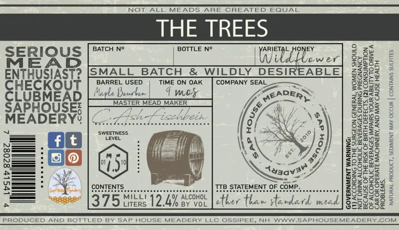 Sap House Meadery The Trees