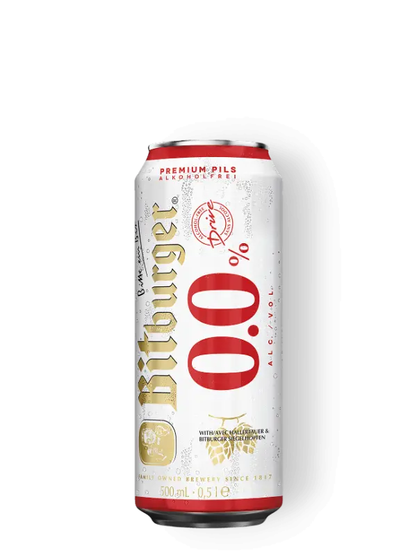 Bitburger Braugruppe 0,0% Premium Pils Alkoholfrei