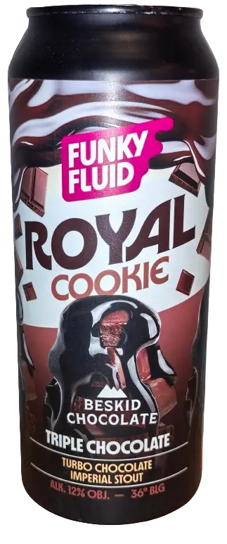 Funky Fluid Royal Cookie: Triple Chocolate