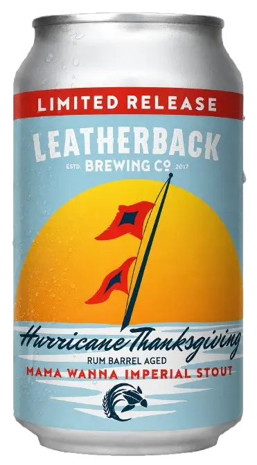 Leatherback Brewing Company Hurricane Thanksgiving Rum Barrel Aged Mama Wanna