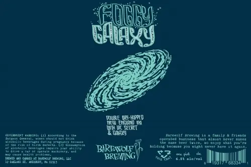 BareWolf Brewing Foggy Galaxy - Vic Secret & Galaxy
