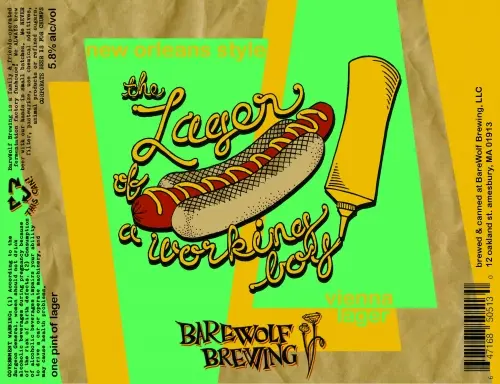 BareWolf Brewing Lager of a Working Boy