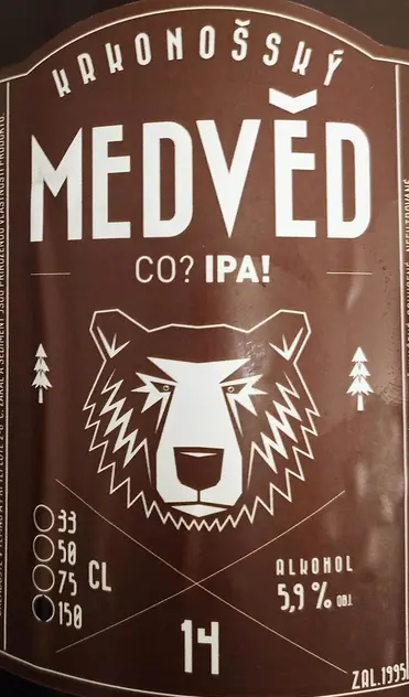 Pivovarska Bašta / Minipivovar Vrchlabí (Krkonošský Medvěd) 14° Co? IPA!