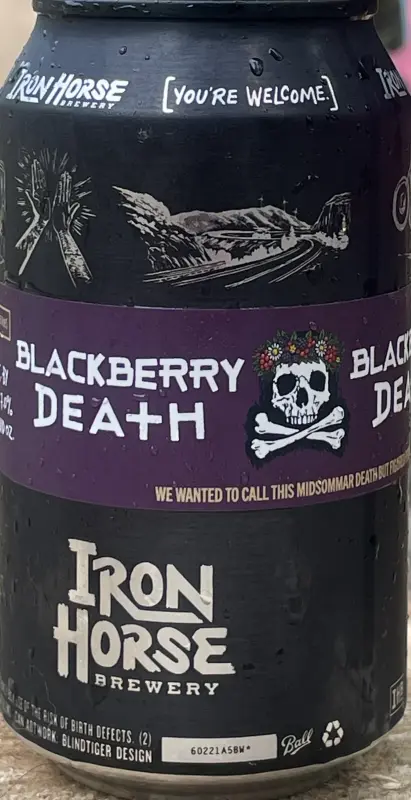 Iron Horse Brewery Blackberry Death