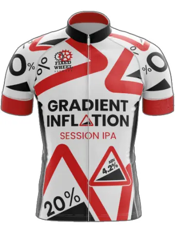 Fixed Wheel Brewery Gradient Inflation