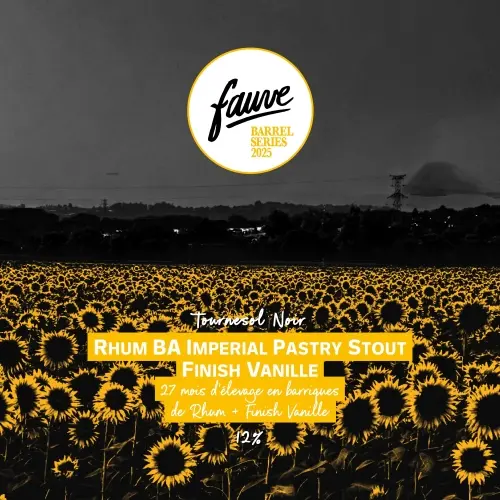 Fauve Craft Bière Tournesol Noir