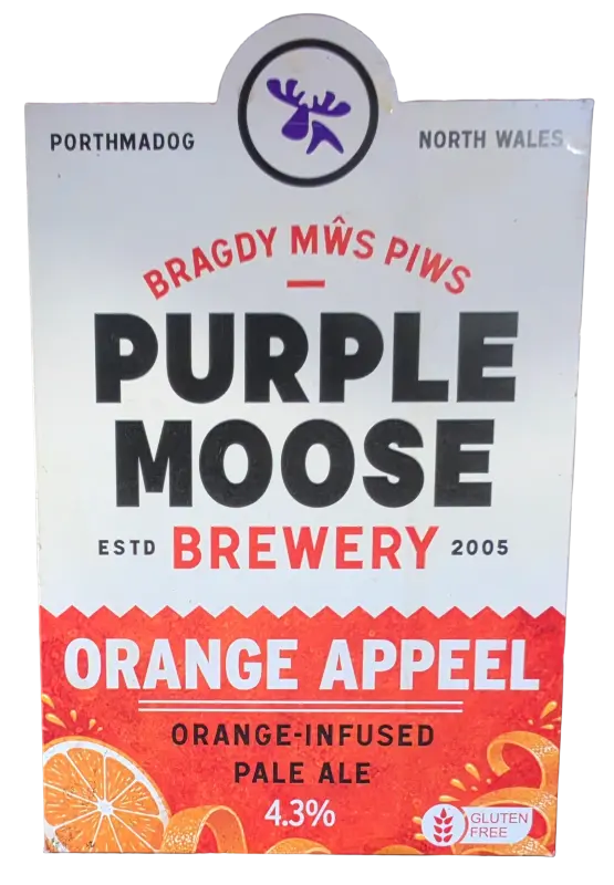 Bragdy Mŵs Piws (Purple Moose Brewery) Orange Appeel