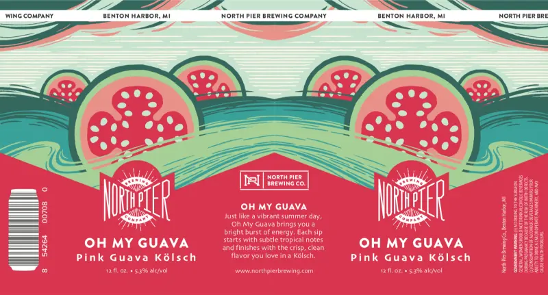 North Pier Brewing Company Oh My Guava