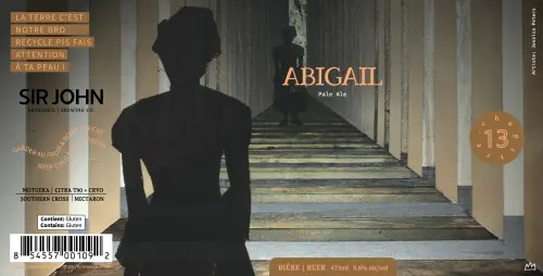 Brasserie Sir John Brewing Company Abigail - Chapitre 13