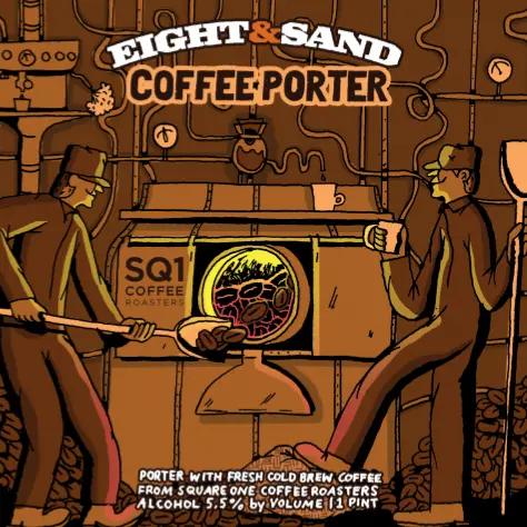 Eight & Sand Beer Company Coffee Porter