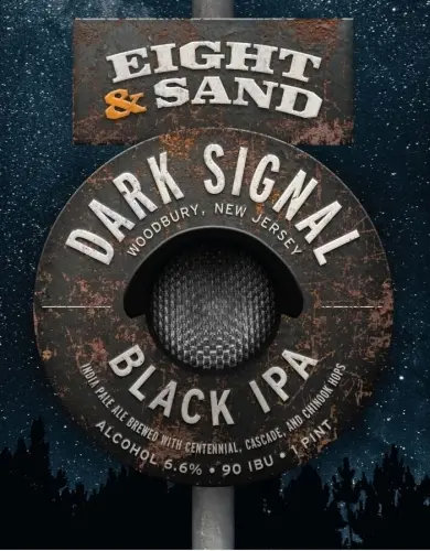 Eight & Sand Beer Company Dark Signal