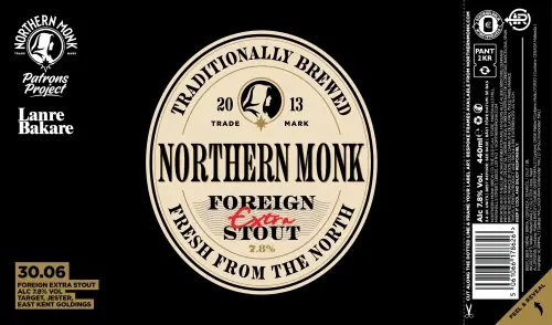 Northern Monk Brew Co. Patrons Project 30.06 // Lanre Bakare // Foreign Extra Stout