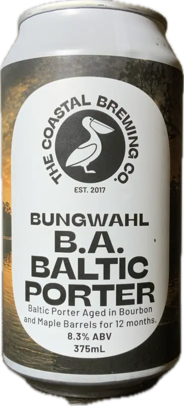 The Coastal Brewing Company Bungwahl Barrel Aged Baltic Porter