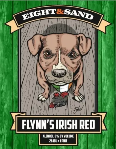Eight & Sand Beer Company Flynn's Irish Red