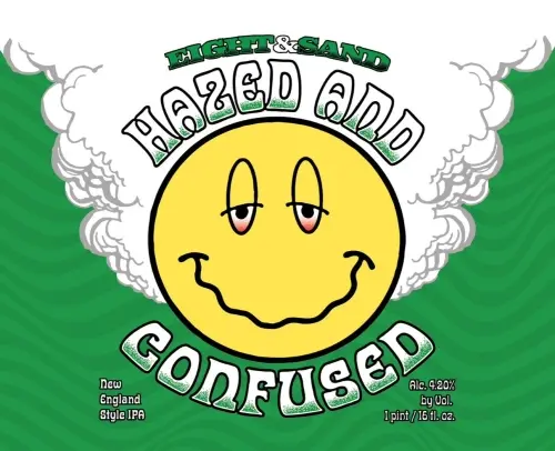 Eight & Sand Beer Company Hazed and Confused