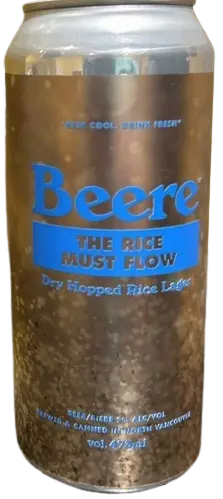 Beere Brewing Company The Rice Must Flow