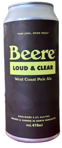 Beere Brewing Company Loud & Clear