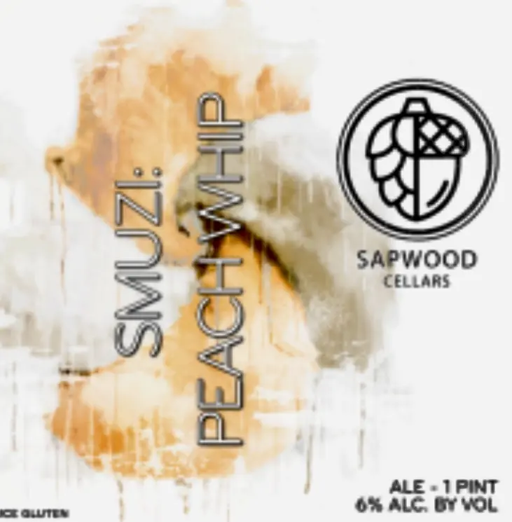 Sapwood Cellars Brewery Smuzi Peach Whip