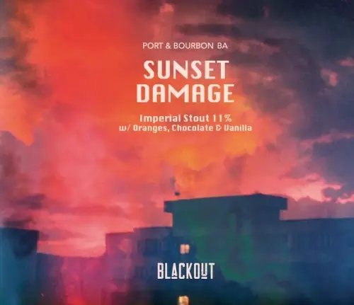 Blackout Brewing Sunset Damage - Port & Bourbon Barrel-Aged