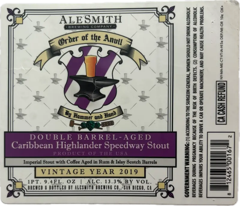 AleSmith Brewing Company Speedway Stout - Caribbean Highlander