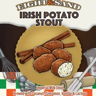 Eight & Sand Beer Company Irish Potato Stout