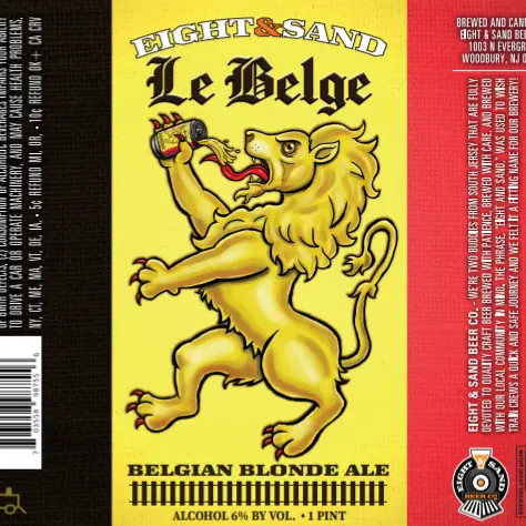 Eight & Sand Beer Company Le Belge