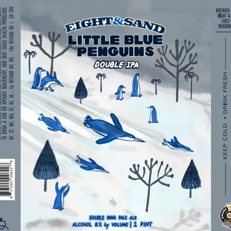 Eight & Sand Beer Company Little Blue Penguins