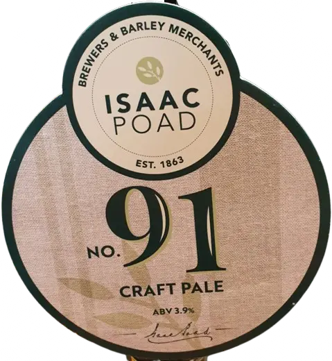 Isaac Poad Brewing Co. No. 91 Craft Pale